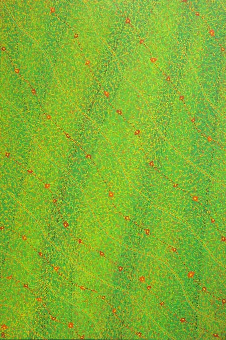 rainforest remembered semi abstract painting original patterns part one