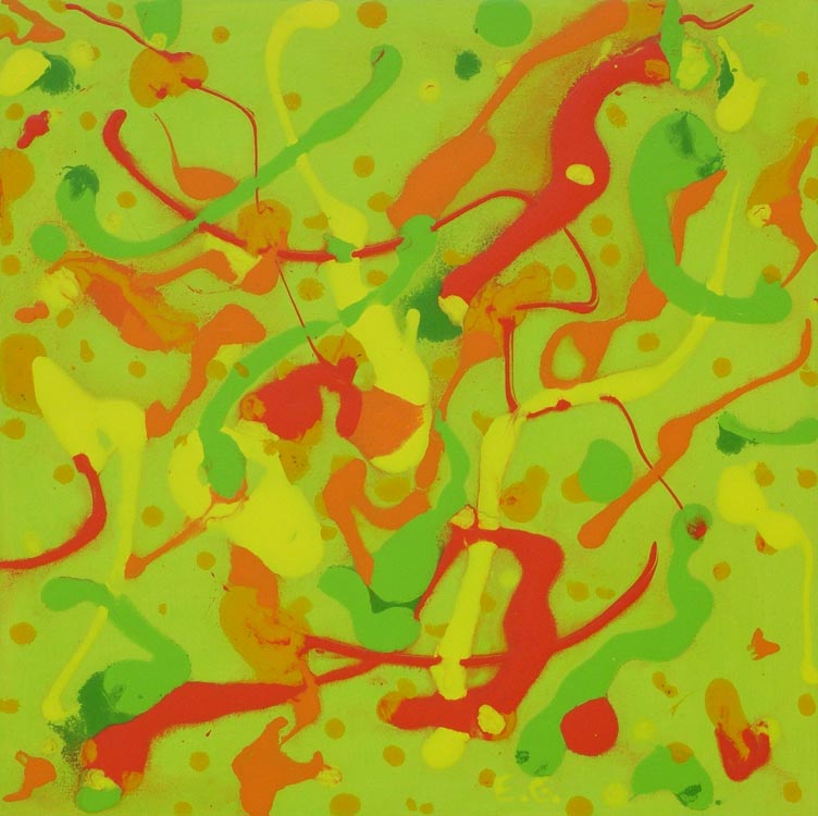chaos original abstract painting acrylic artwork