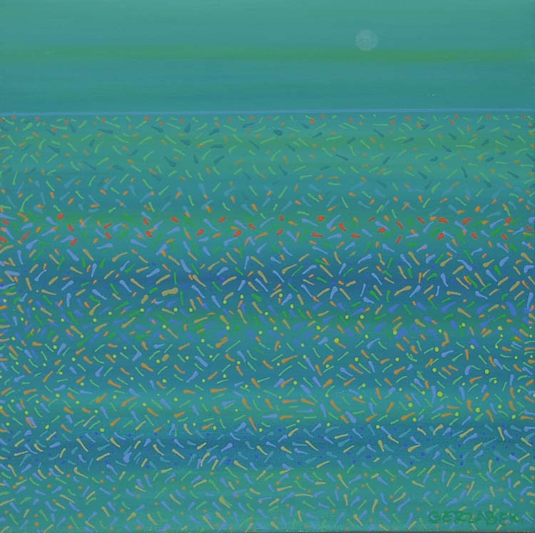 sea thythms abstract artist contemporary art acrylic seascape painting