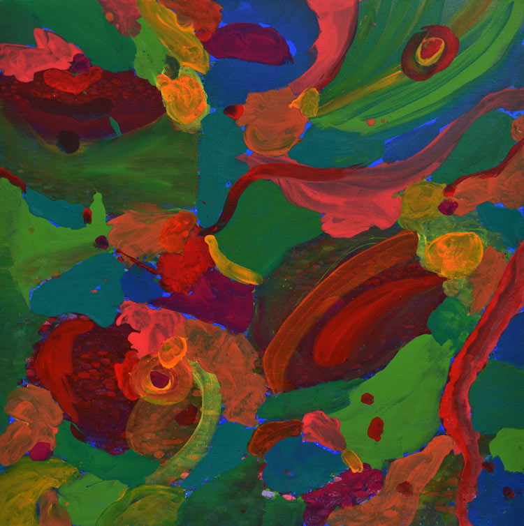 colours abstract painting multi-coloured art