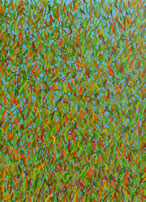 eucalyptus leaves semi-abstract original acrylic art painting